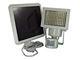 Cheap 108 SMD LEDs Bright Outdoor Solar Motion Sensor Light – White, 1100 lumen, Time and 3 Intelligent Modes Adjustable, Waterproof For Wall , Patio, Garden, Landscape, Deck, Shed, Lawn