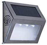 Cheap Solar Step Lights Outdoor Waterproof with 3 LEDs, Wireless Stainless-Steel Solar Stair Lights, Mini Solar Lights for Deck Posts, Staircase, Porch, Garden, Fence or Driveway from SweetHomeLight, 1 pack