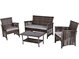 Cheap Grand patio Segovia Rattan Conversation Set of 4 Cheap Grand patio Segovia Rattan Conversation Set of 4