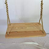 Tree Swing/ Larger Cypress Wood Tree Swing /Tree swing/with 12 Feet of Rope Per Side 12″ Wide Review
