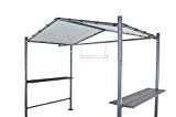 Cheap SORARA Grill Gazebo 9′ x 5′ Outdoor Backyard BBQ Soft Top Gazebo with Steel Canopy, Grey