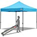 ABCCANOPY Pop up Canopy Tent Commercial Instant Shelter with Wheeled Carry Bag, 10x10 FT Sky Blue