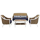 Cheap Hanover Outdoor Athens 4 Piece Patio Set