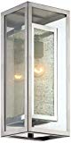 Possini Euro Double Box 15 1/2″H Chrome Outdoor Wall Light Review