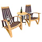 Central Coast Creations Adirondack Chair Set – Wine Barrel Handcrafted Wine Barrel Furniture Review Central Coast Creations Adirondack Chair Set – Wine Barrel Handcrafted Wine Barrel Furniture Review