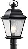 Kichler 9909BK Mount Vernon Outdoor Post Mount 1-Light, Black Review Kichler 9909BK Mount Vernon Outdoor Post Mount 1-Light, Black Review