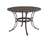 Home Style 5555-32 Biscayne Round Outdoor Dining Table, Rust Bronze Finish, 48-Inch Home Style 5555-32 Biscayne Round Outdoor Dining Table, Rust Bronze Finish, 48-Inch
