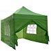 DELTA Canopies 10'x15' Ez Pop up Canopy Party Tent Instant Gazebos 100% Waterproof Top with 4 Removable Sides Emerald - E Model
