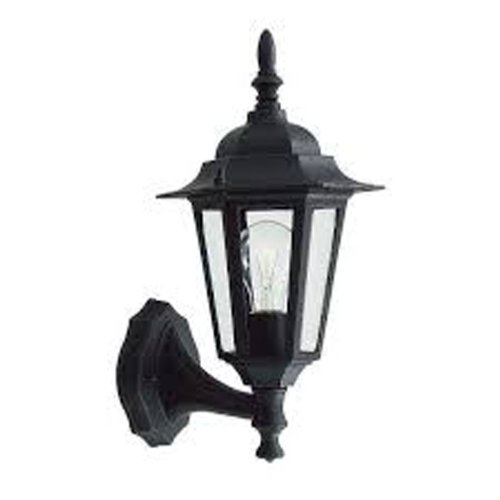 Livex Lighting 7606-04 Outdoor Wall Lantern with Clear Flat Glass Shades, Black