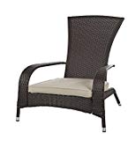 Patio Sense Coconino Wicker Adirondack Chair by Well Traveled Living Review