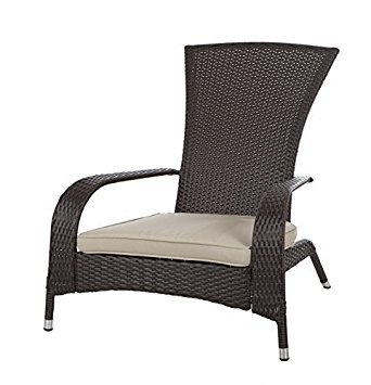 Patio Sense Coconino Wicker Adirondack Chair by Well Traveled Living