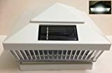8-Pack Solar White Post Cap Lights for 5″ X 5″ Vinyl/PVC or Wood Posts With White LEDs -GREEN NATURAL SOLAR Review