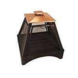 Catalina Creations Pagoda Style Outdoor Fireplace with Protective Cover For Sale Catalina Creations Pagoda Style Outdoor Fireplace with Protective Cover For Sale