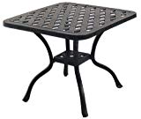 Patio End Table Nassau Outdoor Cast Aluminum Furniture Desert Bronze Review Patio End Table Nassau Outdoor Cast Aluminum Furniture Desert Bronze Review