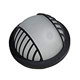 eTopLighting Luna Piena Collection Oil rubbed Matt Black Exterior Outdoor Wall Lantern Light with Frost Glass APL1103