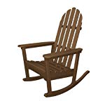 POLYWOOD ADRC-1TE Classic Adirondack Rocker, Teak For Sale