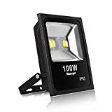 Musuger 100 watt Super Bright Outdoor High Power LED Flood Light with Fixture Daylight White 6000KWaterproof 85-265V AC Review
