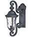 Minka Lavery 8990-66 Ardmore 1 Light Outdoor Wall Light in Black with Mouth Blown Clear Seeded glass