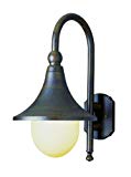 Trans Globe Lighting 4775 BK Outdoor Promenade 18″ Wall Lantern, Black For Sale