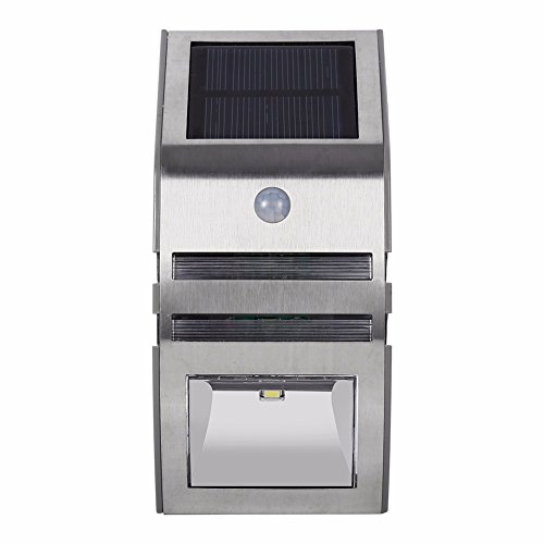 Solar Aluminum Alloy Wall Light Motion Sensor Security Light Solar Powered Lamps