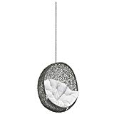 Cheap Modway Hide Outdoor Patio Swing Chair Without Stand, Gray White