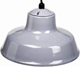 Designers Edge L-1712 14-Inch Indoor One-Light Downward Hanging Farm Light Fixture, Powder Coated