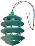 Cheap RAB Lighting LL22VG Incandescent 4 Tier Lawn Light, A-19 Type, 100W Power, 1650 Lumens, 120VAC, Verde Green