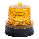 Traffic Warning Lights, Waterproof Solar LED Magnet Construction Signal Strobe Lamp for Outdoor (Yellow Light) For Sale