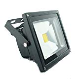 QUANS 20W 12V 24V AC DC Ultra Bright White LED Security Wash Flood light Floodlight Lamp High Power Black Case Waterproof IP65 Superbright 6000K 6500K (Cool White), 12-24V INPUT Low Voltage