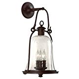 Troy Lighting Owings Mill 3-Light Outdoor Wall Lantern – Natural Bronze Finish with Clear Seeded Glass Review Troy Lighting Owings Mill 3-Light Outdoor Wall Lantern – Natural Bronze Finish with Clear Seeded Glass Review