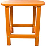 Hanover Outdoor All-Weather Side Table, Tangerine Review