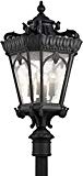 Kichler 9565BKT Tournai Outdoor Post Mount 4-Light, Textured Black Kichler 9565BKT Tournai Outdoor Post Mount 4-Light, Textured Black