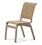 Telescope Casual Furniture Aruba II Sling Collection Dining Height Aluminum Armless Chair, Alloy, Textured Graphite Finish Review