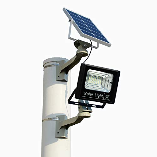 Outdoor Solar Light Waterproof IP67 BRLighting LED Flood Light with Smart Remote Solar Power Spotlight for Home Garden Yard Lawn Pool Light Review