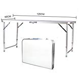 Z ZTDM Height Adjustable Folding Utility Table, Portable Multipurpose Maintaining & Camping Dining Picnic Table, for Indoor or Outdoor Party & Activities (48″x24″x28″) Review Z ZTDM Height Adjustable Folding Utility Table, Portable Multipurpose Maintaining & Camping Dining Picnic Table, for Indoor or Outdoor Party & Activities (48″x24″x28″) Review