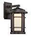 Designers Fountain LED22421-BNB Barrister 7-Inch LED Wall Lantern, Burnished Bronze