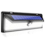 Cheap Hontiey 90 LED Solar Sensor Lights, Waterproof, Three Body Infrared Induction Super Bright Solar Wall lamp.Outdoor Lighting Such as Road Lighting, Tent, Garden, Courtyard, Park,etc.(Black – 1 Pack)