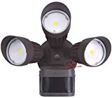 30 Watt LED Motion Sensor Flood Light – Bronze Black Color – 2,600 Lumen – Super Wide 240 Degree Motion Sensor – 5000K Bright White – 20 yr LED Motion Flood Light – LED motion sensor light outdoor Review