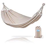 Cheap Hammock Sky Brazilian Double Hammock – Two Person Bed for Backyard, Porch, Outdoor and Indoor Use – Soft Woven Cotton Fabric for Supreme Comfort (Natural)