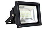 Cheap ASD LED Floodlight 8” Cord 30W SMD Outdoor Landscape Security Waterproof UL Listed 4000K (Bright White)