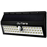 OuTera 3200mA 44 Large Big LED Solar Wall lights Or Lamp with Motion Sensor And Water resistance For Outdoor With Three Modes Review