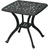 Darlee Series 80 Patio Round End Table in Antique Bronze Darlee Series 80 Patio Round End Table in Antique Bronze