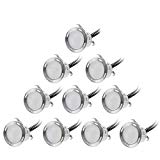 Recessed LED Deck Lighting Kits 12V Low Voltage Warm White φ22mm Waterproof IP 67,Led in Ground Lighting for Steps,Stair,Patio,Floor,Pool Deck,Kitchen,Outdoor Led Landscape Lighting(10Pcs/Pack Review
