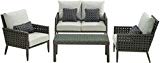 Hanover ARC-4PC-SLV Archer 4-Piece, Gray Outdoor Furniture