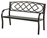 Cheap Celtic Knot Patio Garden Bench Park Yard Outdoor Furniture, Cast and Tubular Iron Metal, Powder Coat Black Finish, Classic Decorative Design, Easy Assembly 50 L x 17 1/2 W x 34 1/2 H Cheap Celtic Knot Patio Garden Bench Park Yard Outdoor Furniture, Cast and Tubular Iron Metal, Powder Coat Black Finish, Classic Decorative Design, Easy Assembly 50 L x 17 1/2 W x 34 1/2 H