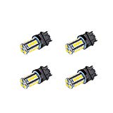 Makergroup S8 3156 Wedge Base LED Light Bulb 12V Low Voltage 3Watt Warm White 2700K-3000K for Outdoor Landscape Lighting and RV Vehicle Automotive Lights 4-Pack