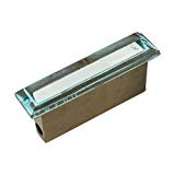 Cheap Best Quality Lighting LV54VRD Brass Constructed Outdoor Step Light with Clear Glass Shade, Green Verde Finish
