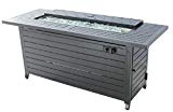 Legacy Heating Aluminum Rectangular Fire Pit Table, Hammered Black Review