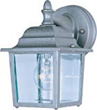 Side Door Outdoor Wall Lantern Finish: Pewter For Sale