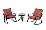 Backyard Classics Cushion Rocker Chair Set Cushion Rocker Chair Set, Red Review